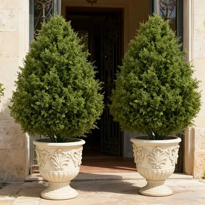 Cedar Topiary Trees-2 Pack - Image 4
