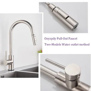 Pull-Out-Touch-Sensor Kitchen Faucet - Thumbnail Image 5
