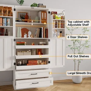 Farmhouse Freestanding Pantry-71" Tall - Thumbnail Image 5