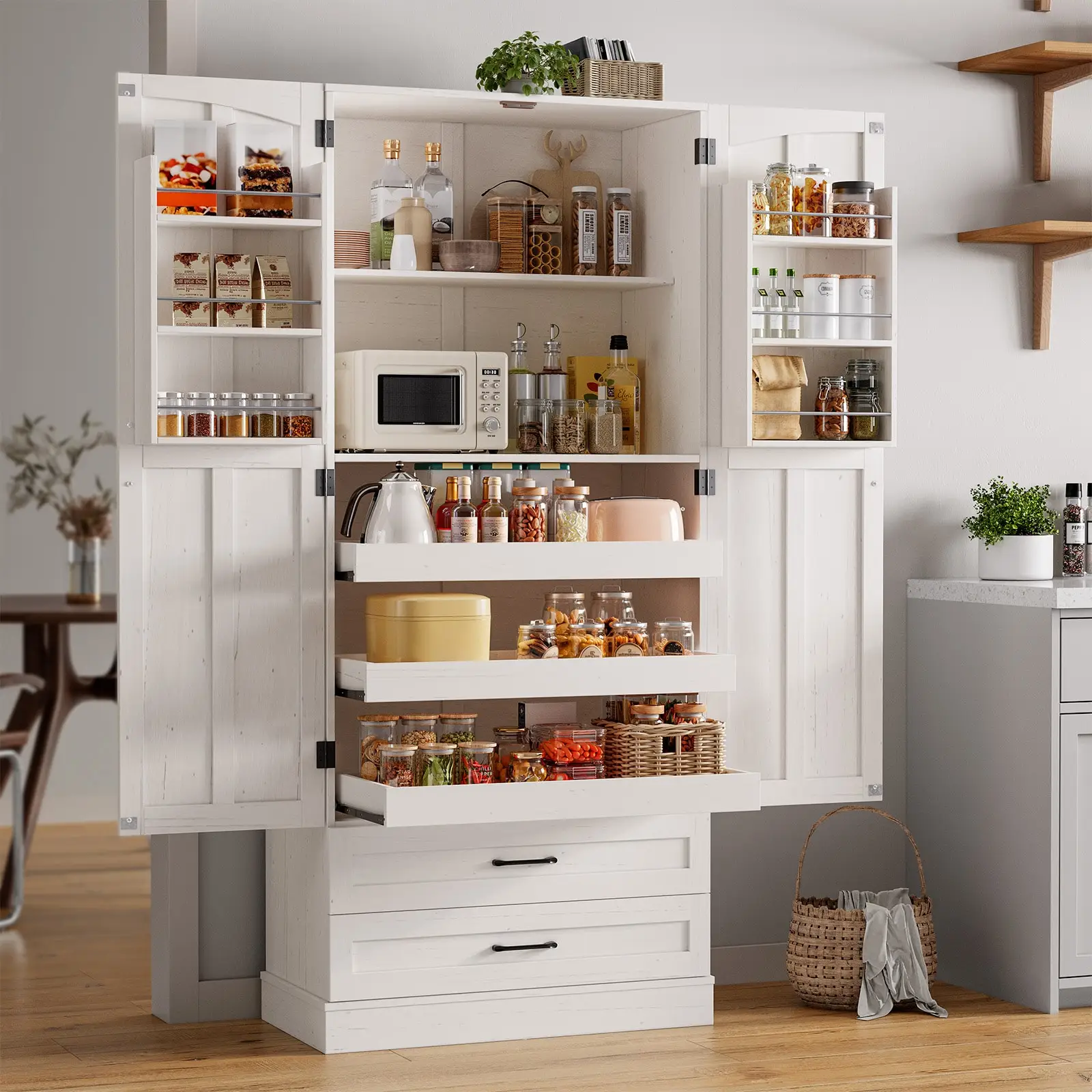 Farmhouse Freestanding Pantry-71" Tall - Image 1