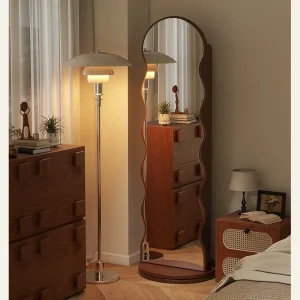 Rotating full body mirror w/Storage