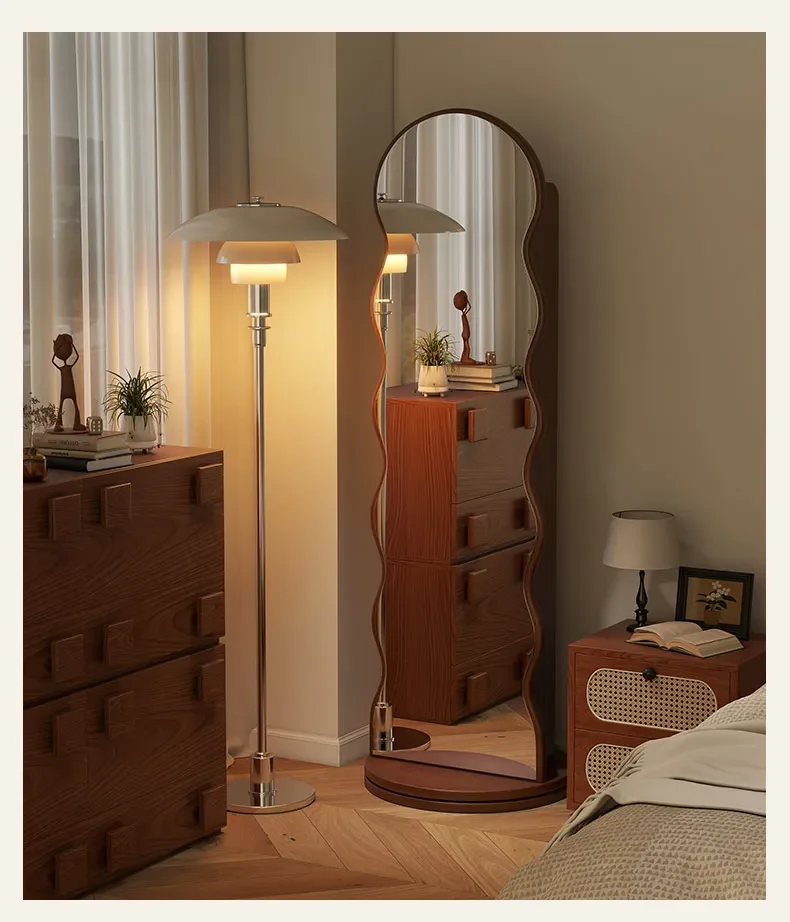 Rotating full body mirror w/Storage - Image 1