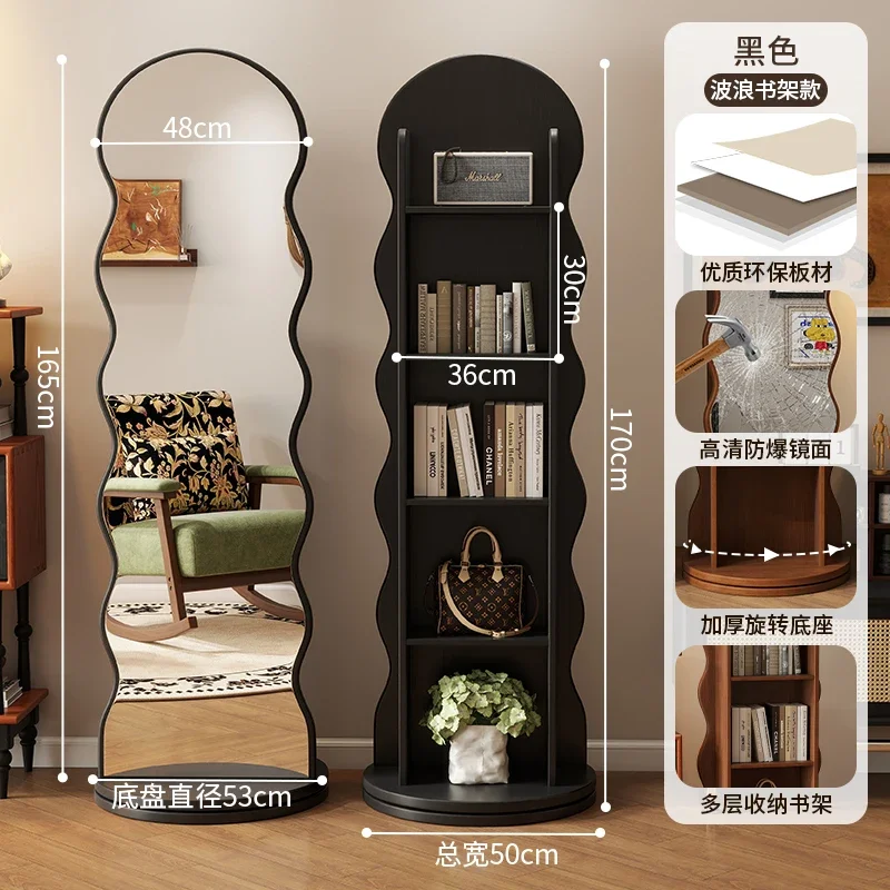 Rotating full body mirror w/Storage - Image 4