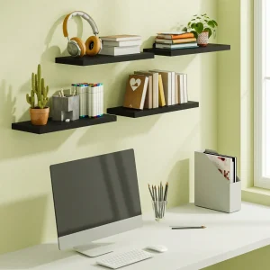 Floating Wall Shelves 15.8" - Set  4 - Thumbnail Image 5