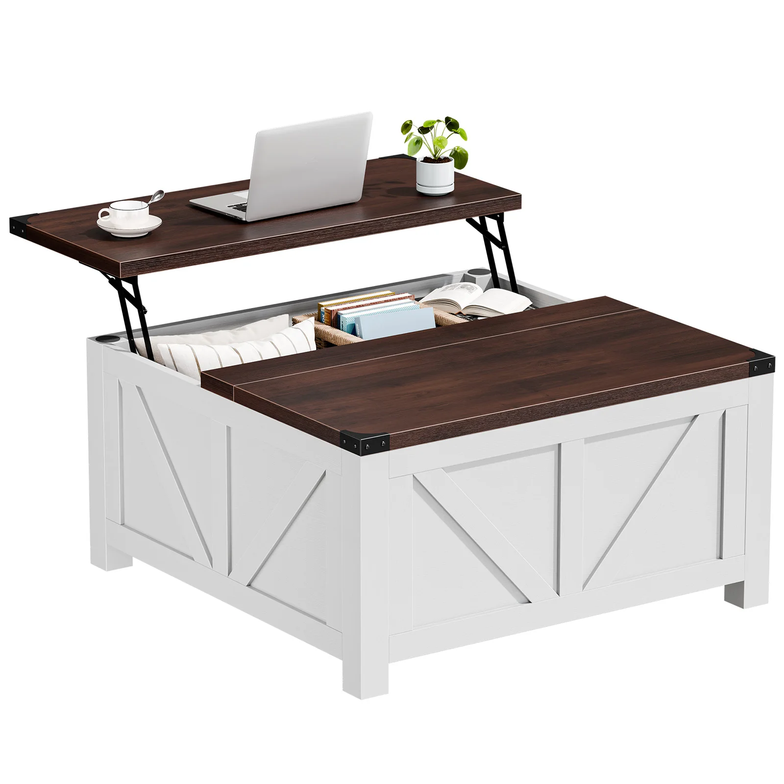 Lift Top Coffee Table 35.6" - Image 6