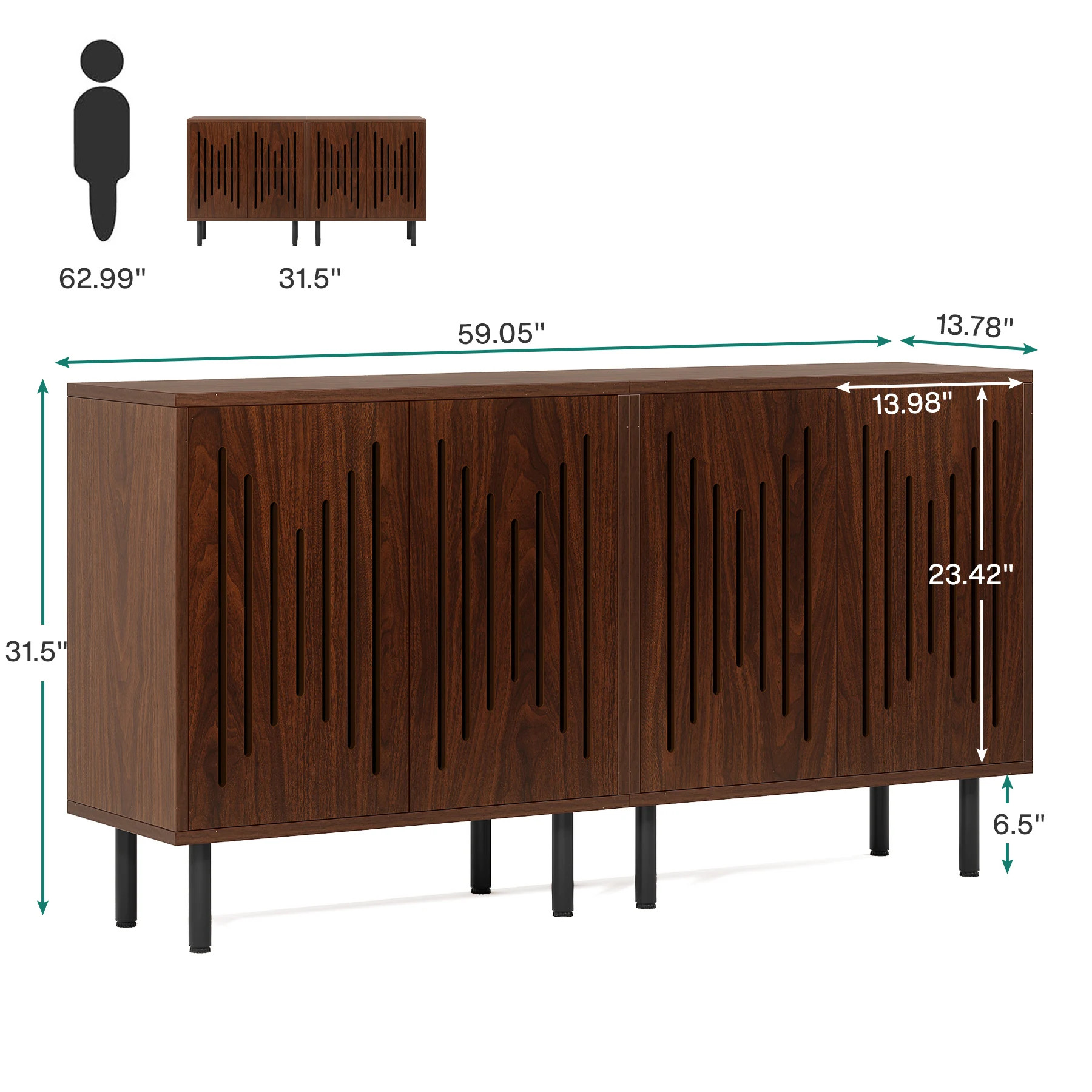 Vintage Storage Cabinet - Image 1