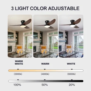 Ceiling fan w/light - High wind - Thumbnail Image 5