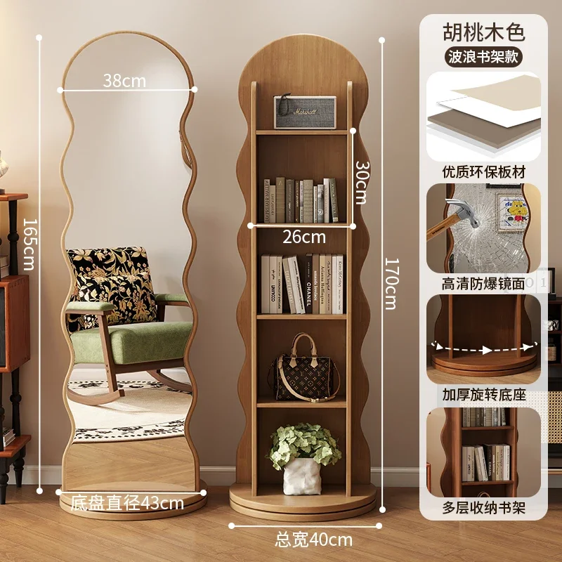 Rotating full body mirror w/Storage - Image 5