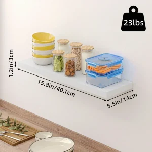Floating Wall Shelves 15.8" - Set  4