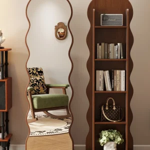 Rotating full body mirror w/Storage - Thumbnail Image 2