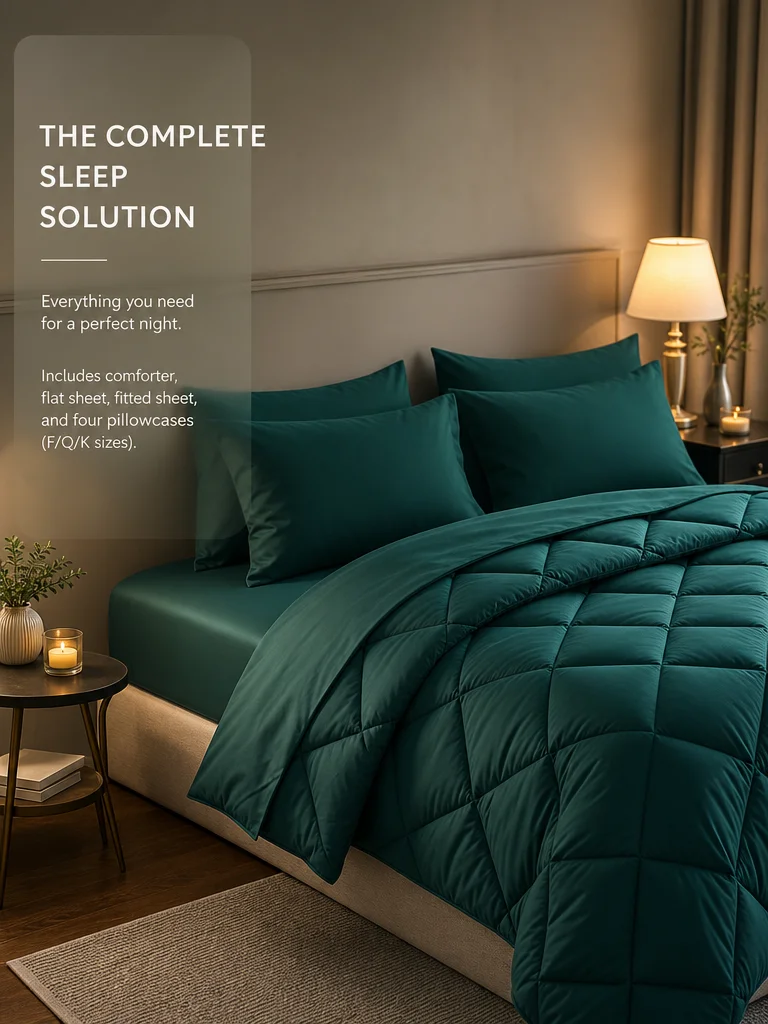 Bedding Sets-5pcs/7pcs-Twin Full Queen King - Image 1