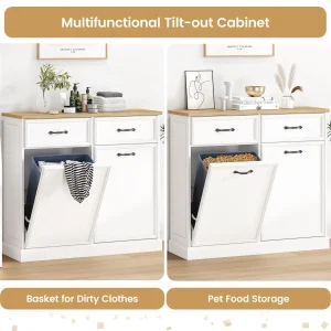 Tilt Out Hidden Trash Can Cabinet-10 Gallon - Thumbnail Image 4