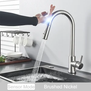 Pull-Out-Touch-Sensor Kitchen Faucet